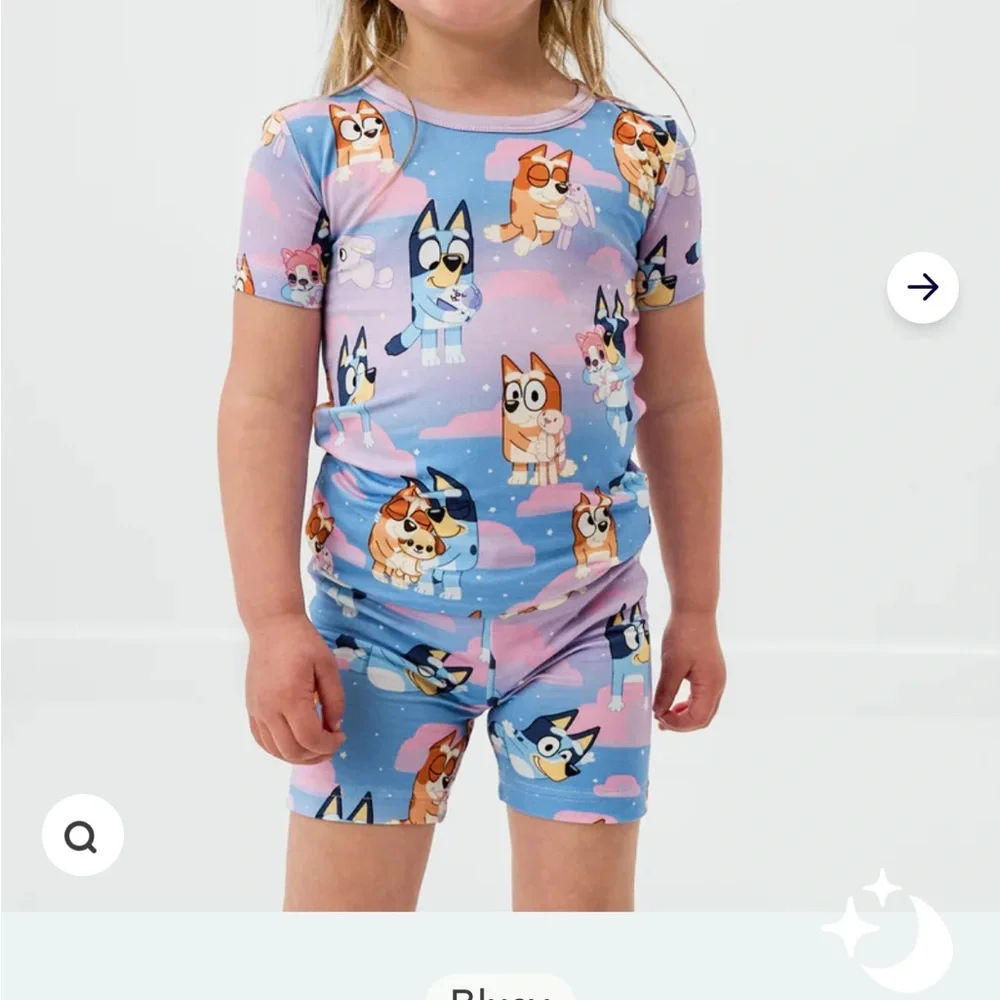 Bluey little sleepies Kids Pajamas Set - Picture 2 of 7